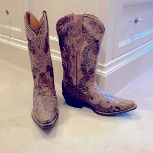 Durango brown multi cowboy boots